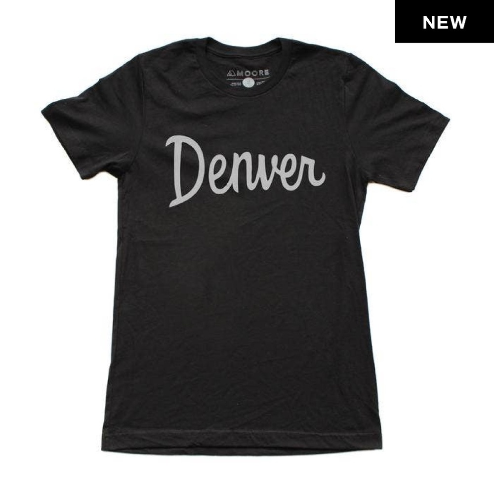 NEW The Denver Script Tee - Black